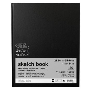 Winsor & Newton Sketchbook 50 lb Hardbound 5.5x8.5 Pad 80-Sheets