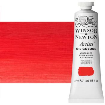 Winsor & Newton Artists' Oil Color 37 ml Tube - Winsor Red