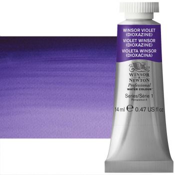 Winsor & Newton Professional Watercolor - Winsor Violet (Dioxazine), 14ml Tube