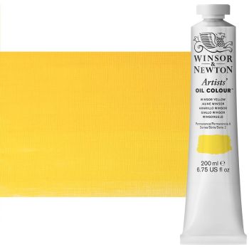 Winsor & Newton Artists' Oil Color 200 ml Tube - Winsor Yellow