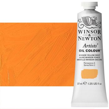 Winsor & Newton Artists' Oil Color 37 ml Tube - Winsor Yellow Deep