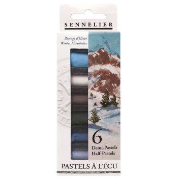 Sennelier Soft Pastel Half Stick Set Winter Mountains