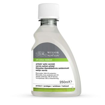 Winsor & Newton Oil Color Varnishes - Satin Varnish, 250ml Bottle
