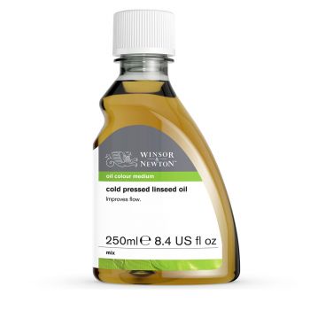 Winsor & Newton Cold Pressed Linseed Oil, 250ml Bottle