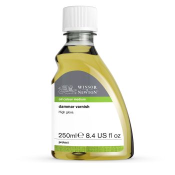 Winsor & Newton Oil Color Varnishes - Dammar Varnish, 250ml Bottle