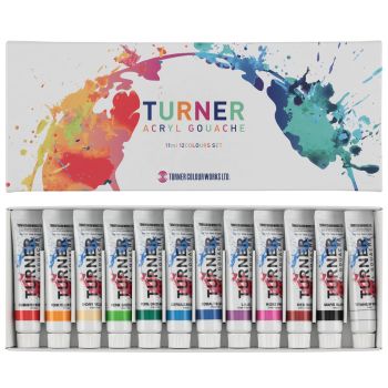 Turner Colour Acryl Gouache 11 ml World Set of 12