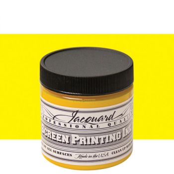 Jacquard Screen Printing Ink 4 oz Jar - Yellow
