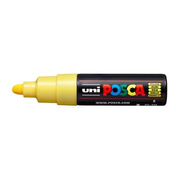 Posca Acrylic Paint Marker 4.5-5.5 mm Broad Bullet Tip Yellow