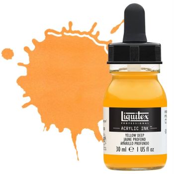 Liquitex Professional Acrylic Ink 30ml Bottle Yellow Deep