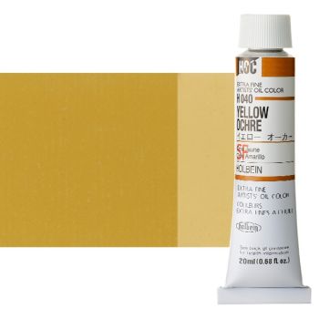 Holbein Extra-Fine Artists' Oil Color 20 ml Tube - Yellow Ochre