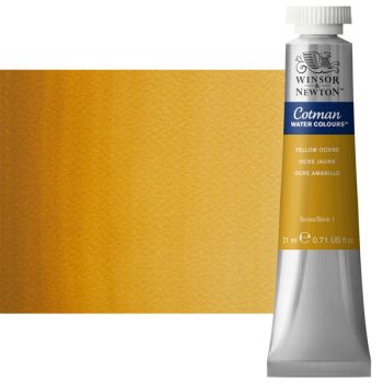 Winsor & Newton Cotman Watercolor 21 ml Tube - Yellow Ochre