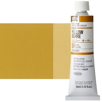 Holbein Extra-Fine Artists' Oil Color 40 ml Tube - Yellow Ochre