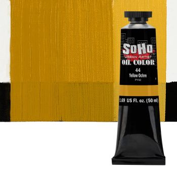 SoHo Artist Oil Color Yellow Ochre 50ml Tube 