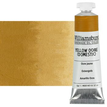Williamsburg Handmade Oil Paint 37 ml - Yellow Ochre Domestic