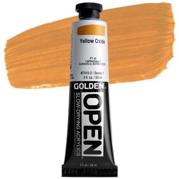 GOLDEN Open Acrylic Paints Yellow Oxide 2 oz