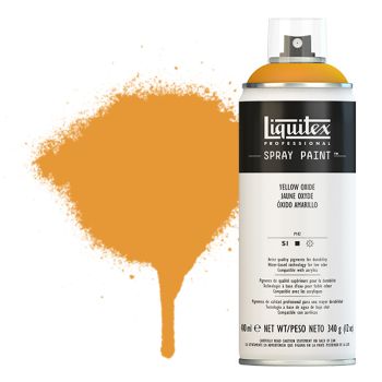 Liquitex Professional Spray Paint 400ml Can - Yellow Oxide