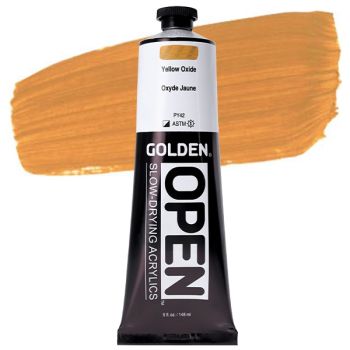 Golden OPEN Acrylic 5 oz Yellow Oxide