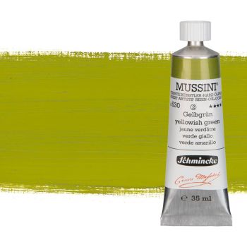 Schmincke Mussini Oil Color 35ml Tube - Yellow Green