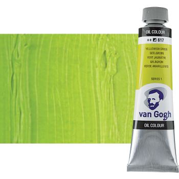 Van Gogh Oil Color, Yellowish Green 40ml Tube