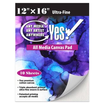 Yes! All Media Cotton Canvas Pad 12"x16", 10 Sheets