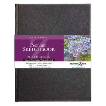 Stillman and Birn Premium Zeta Hardbound Sketchbook - 8.25"x11.75" (26-Sheets)
