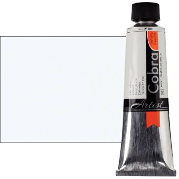 Cobra Water-Mixable Oil Color 150ml Tube - Zinc White