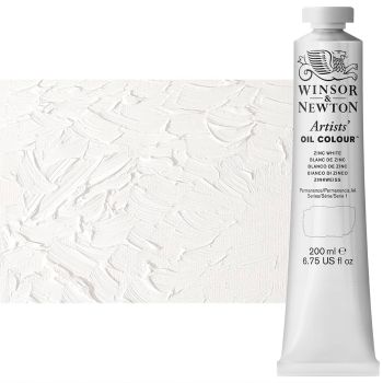 Winsor & Newton Artists' Oil Color 200 ml Tube - Zinc White
