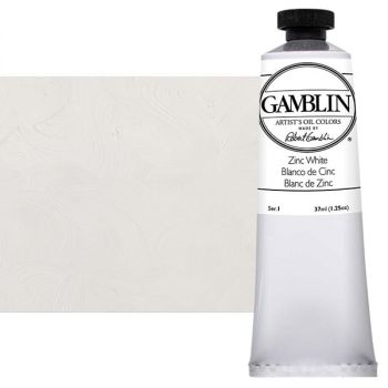 Gamblin Artist's Oil Color 37 ml Tube - Zinc White