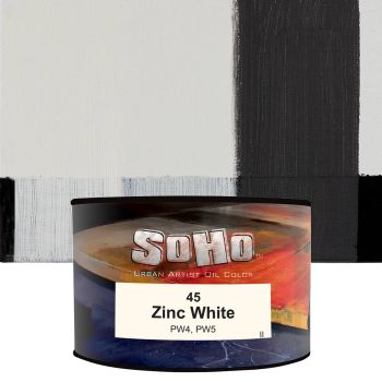 SoHo Artist Oil Color Zinc White 430ml Can