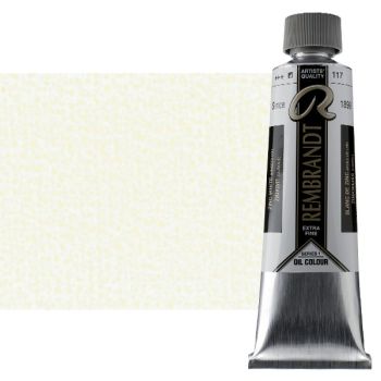 Rembrandt Extra-Fine Artists' Oil - Zinc White (Linseed), 150ml Tube