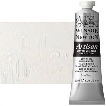 Winsor & Newton Artisan Water Mixable Oil Color - Zinc (Mixing) White, 37ml Tube