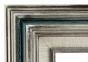 Accent Wood Frame 18x24" - Silver Blue