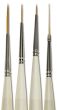 Silver Brush Ultra Mini&reg; Golden Taklon Brush Liner Set