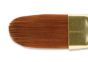 Creative Mark Qualita Golden Taklon Short Handle Brush Filbert #4