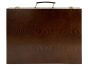 Distinct dark walnut oil stain with large storage compartments