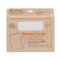 Strathmore Bamboo Blank Greeting Cards & Envelopes (10 Pack) 5x7" - Natural (Laid finish)