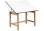 ALVIN Drafting Table Titan Table 36x48x30" - Natural Oak Finish