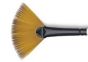 Simply Simmons Extra-Firm Synthetic Short Handle Brushes Fan SH 4