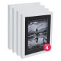 Gotham Complete White Deep 12x16 Frame w/ Glass + Backing (Box of 4)