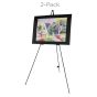 Creative Mark Shelby Folding Display Easel Black Pack of 2