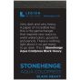 2.5x3.75 in - Stonehenge Aqua ColdPress Black Heavy Paper
