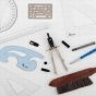 Comprehensive set for drafting and architecture. (Some items shown are sold separately)