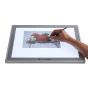 Super bright LED allows tracing through artist papers or canvas substrates