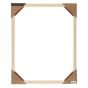 Ambiance Unfinished Gallery Deep Wood Frame-Corners Covered
