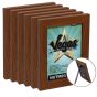 Vegas Vinyl-Wrapped Frame with Acrylic Glazing - Nutmeg, 5" x 7" (Box of 6)