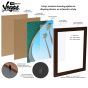1” wide face - 5/8” deep profile - 3/8” rabbet depth