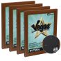 Vegas Vinyl-Wrapped Frame with Acrylic Glazing - Nutmeg, 16" x 20" (Box of 4)