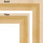 Ampersand Floater Frame Bold & Thin Comparison