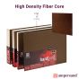 Warp-free, high-density fiber core

