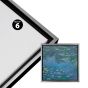 Cardinali Renewal Core Floater Frame, Black/Antique Silver 6"x6" - 3/4" Deep  (Box of 6)